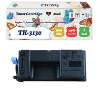 Compatible for Kyocera TK-3130 Toner Cartridge Work for Kyocera FS-4200DN FS-4300DN EcoSys M3550idn EcoSys Printers (1 Pack Black)