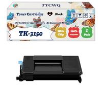 Compatible for Kyocera TK-3150 Toner Cartridge Work for Kyocera EcoSys M3040idn EcoSys M3540idn Printers, with Chip, High Yield 24500 Pages, High-Definition Printing (3 Pack Black)