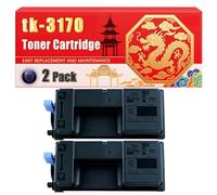 Compatible for Kyocera tk-3170 ECOSYS P3050 P3055 Mono ECOSYS P3060 P3150dn Toner Cartridge Printers, With Chip Large Capacity 15500 Pages (2-Pack Black)