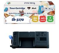 Compatible for Kyocera tk-3170 Toner Cartridge Work for Kyocera ECOSYS P3050 P3055 Mono ECOSYS P3060 P3150dn Printers, with Chip, High Yield 15500 Pages, High-Definition Printing (1 Pack Black)