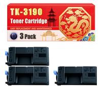 Compatible for Kyocera TK-3190 ECOSYS M3655idn M3660idn M3665idn P3055 Mono Toner Cartridge Printers, With Chip Large Capacity 25000 Pages (3 Pack Black)