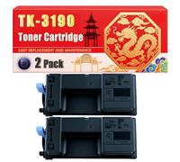 Compatible for Kyocera TK-3190 ECOSYS M3655idn M3660idn M3665idn P3055 Mono Toner Cartridge Printers, With Chip Large Capacity 25000 Pages (2-Pack Black)