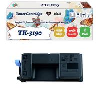 Compatible for Kyocera TK-3190 Toner Cartridge Work for Kyocera ECOSYS M3655idn M3660idn M3665idn P3055 Mono Printers, with Chip, High Yield 25000 Pages, High-Definition Printing (1 Pack Black)