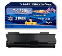 Compatible for Kyocera TK-320 Toner Cartridges, Work for Kyocera FS-3900 DN FS-3900 DTN FS-4000 DN FS-4000 DTN Printers, Toner Cartridges TK320 1T02F90EU0 (1 Pack Black)