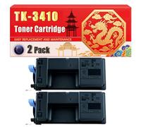 Compatible for Kyocera TK-3410 ECOSYS PA5000x Mono Toner Cartridge Printers, With Chip Large Capacity 15500 Pages (2-Pack Black)
