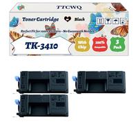 Compatible for Kyocera TK-3410 Toner Cartridge Work for Kyocera ECOSYS PA5000x Mono Printers, with Chip, High Yield 15500 Pages, High-Definition Printing (3 Pack Black)