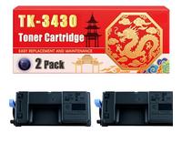 Compatible for Kyocera TK-3430 ECOSYS MA5500ifx ECOSYS PA5500x Toner Cartridge Printers, With Chip Large Capacity 25000 Pages (2-Pack Black)