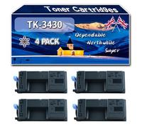 Compatible for Kyocera TK-3430 Toner Cartridges, Work for Kyocera EcoSys MA5500ifx PA5500x Printers, Toner Cartridges TK3430 1T0C0W0NL0 (4 Pack Black)