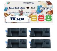 Compatible for Kyocera TK-3430 Toner Cartridges Work for Kyocera EcoSys MA5500ifx PA5500x Printers, with Chip, High Yield 35000 Pages, High-Definition Printing (4 Pack Black)