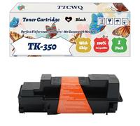 Compatible for Kyocera TK-350 Toner Cartridge Work for Kyocera FS-3140MFP Plus FS-3540MFP FS-3640MFP FS-3920DN Printers, with Chip, High Yield 15000 Pages, High-Definition Printing (1 Pack Black)