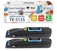 Compatible for Kyocera TK-5135 Toner Cartridges Work for Kyocera TASKAlfa 260 Series TASKAlfa 265 ci TASKAlfa 266 Printers (2 Pack Black)
