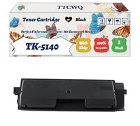 Compatible for Kyocera TK-5140 Toner Cartridge Work for Kyocera EcoSys M6030cdn M6530cdn P6130cdn Printers, with Chip, High Yield 8000 Pages, High-Definition Printing (1 Pack Black)