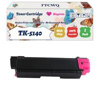 Compatible for Kyocera TK-5140 Toner Cartridge Work for Kyocera EcoSys M6030cdn M6530cdn P6130cdn Printers, with Chip, High Yield 8000 Pages, High-Definition Printing (1 Pack Magenta)
