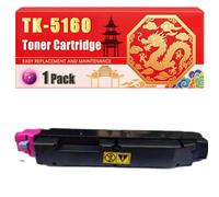 Compatible for Kyocera TK-5160 ECOSYS P7040cdn Toner Cartridge Printers, With Chip Large Capacity 16000 Pages (1 Pack Magenta)