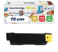 Compatible for Kyocera TK-5160 Toner Cartridge Work for Kyocera EcoSys P7040cd P7040cdn Printers, with Chip, High Yield 26000 Pages, High-Definition Printing (1 Pack Yellow)