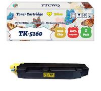 Compatible for Kyocera TK-5160 Toner Cartridge Work for Kyocera ECOSYS P7040cdn Printers, with Chip, High Yield 16000 Pages, High-Definition Printing (1 Pack Yellow)