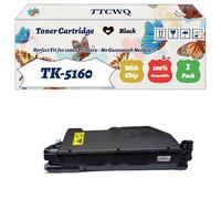 Compatible for Kyocera TK-5160 Toner Cartridge Work for Kyocera ECOSYS P7040cdn Printers, with Chip, High Yield 16000 Pages, High-Definition Printing (1 Pack Black)