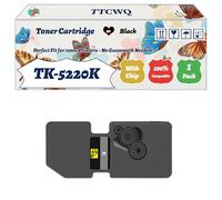Compatible for Kyocera TK-5220K TK-5220C TK-5220M TK-5220Y Toner Cartridge Work for Kyocera EcoSys M5521cdn M5521cdw P5021 P5021cdn Printers (1 Pack Black)