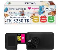 Compatible for Kyocera TK-5230 TK 5230 TK5230 Toner Cartridge Work for Kyocera Ecosys M5521CDN M5521CDW P5021CDN Printers (1 Pack Magenta)