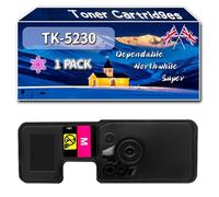 Compatible for Kyocera TK-5230 Toner Cartridges, Work for Kyocera ECOSYS M 5521 cdn M 5521 cdw P 5021 P 5021 cdn P 5021 cdw P 5021 Printers (1 Pack Magenta)
