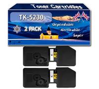 Compatible for Kyocera TK-5230 Toner Cartridges, Work for Kyocera ECOSYS M 5521 cdn M 5521 cdw P 5021 P 5021 cdn P 5021 cdw P 5021 Printers (2 Pack Black)