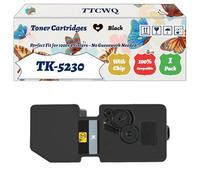 Compatible for Kyocera TK-5230 Toner Cartridges Work for Kyocera ECOSYS M5521cdn M5521cdw P5021cdn P5021cdw Printers, with Chip, High Yield 3600 Pages, High-Definition Printing (1 Pack Black)