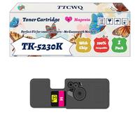 Compatible for Kyocera TK-5230K TK-5230C TK-5230M TK-5230Y Toner Cartridge Work for Kyocera EcoSys M5521cdn EcoSys M5521cdw EcoSys P5021cdn EcoSys Printers (1 Pack Magenta)