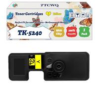 Compatible for Kyocera TK-5240 Toner Cartridges Work for Kyocera ECOSYS M 5526 cdn M 5526 cdn/A M 5526 cdw M 5526 Printers (1 Pack Yellow)