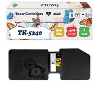 Compatible for Kyocera TK-5240 Toner Cartridges Work for Kyocera ECOSYS M 5526 Series P 5026 cdn P 5026 cdw Printers, with Chip, High Yield 4000 Pages, High-Definition Printing (1 Pack Black)