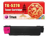 Compatible for Kyocera TK-5270 ECOSYS M6230cidn M6630cidn P6230cdn Toner Cartridge Printers, With Chip Large Capacity 8000 Pages (1 Pack Magenta)