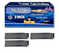Compatible for Kyocera TK-5270 Toner Cartridges, Work for Kyocera ECOSYS M 6230 cidn M 6230 cidnt M 6630 cidn P 6230 Printers (3 Pack Black)