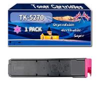 Compatible for Kyocera TK-5270 Toner Cartridges, Work for Kyocera ECOSYS M 6230 cidn M 6230 cidnt M 6630 cidn P 6230 Printers (1 Pack Magenta)
