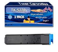 Compatible for Kyocera TK-5270 Toner Cartridges, Work for Kyocera ECOSYS M 6230 cidn M 6230 cidnt M 6630 cidn P 6230 Printers (1 Pack Cyan)