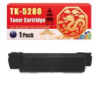 Compatible for Kyocera TK-5280 ECOSYS M6235cidn ECOSYS M6635cidn ECOSYS P6235cdn Toner Cartridge Printers, With Chip Large Capacity 13000 Pages (1 Pack Black)