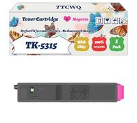 Compatible for Kyocera TK-5315 Toner Cartridge Work for Kyocera TASKalfa 408ci 508ci Printers, with Chip, High Yield 24000 Pages, High-Definition Printing (1 Pack Magenta)