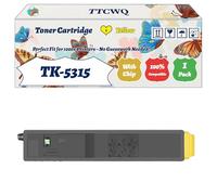 Compatible for Kyocera TK-5315 Toner Cartridge Work for Kyocera TASKalfa 408ci 508ci Printers, with Chip, High Yield 24000 Pages, High-Definition Printing (1 Pack Yellow)