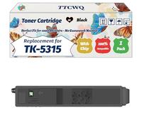 Compatible for Kyocera TK-5315 Toner Cartridge Work for Kyocera TASKalfa 408ci TASKalfa 508ci Printers, with Chip, High Yield 24000 Pages, High-Definition Printing (1 Pack Black)