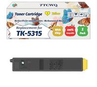 Compatible for Kyocera TK-5315 Toner Cartridge Work for Kyocera TASKalfa 408ci TASKalfa 508ci Printers, with Chip, High Yield 24000 Pages, High-Definition Printing (1 Pack Yellow)