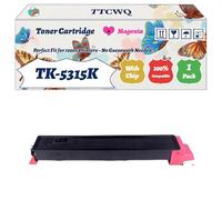 Compatible for Kyocera TK-5315K TK-5315C TK-5315M TK-5315Y Toner Cartridge Work for Kyocera TASKalfa 408ci TASKalfa Printers (1 Pack Magenta)