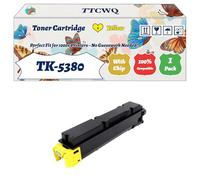 Compatible for Kyocera TK-5380 Toner Cartridge Work for Kyocera ECOSYS MA4000 ECOSYS PA4000cx Printers, with Chip, High Yield 13000 Pages, High-Definition Printing (1 Pack Yellow)