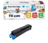 Compatible for Kyocera TK-5380 Toner Cartridge Work for Kyocera ECOSYS MA4000 ECOSYS PA4000cx Printers, with Chip, High Yield 13000 Pages, High-Definition Printing (1 Pack Cyan)