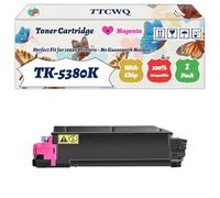 Compatible for Kyocera TK-5380K TK-5380C TK-5380M TK-5380Y Toner Cartridge Work for Kyocera EcoSys MA4000cifx EcoSys MA4000cix EcoSys Printers (1 Pack Magenta)