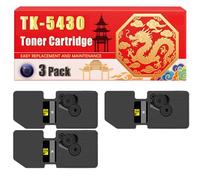 Compatible for Kyocera TK-5430 ECOSYS MA2100 ECOSYS PA2100 Toner Cartridge Printers, With Chip Large Capacity 1250 Pages (3 Pack Black)