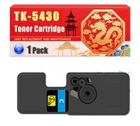 Compatible for Kyocera TK-5430 ECOSYS MA2100 ECOSYS PA2100 Toner Cartridge Printers, With Chip Large Capacity 1250 Pages (1 Pack Cyan)