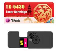Compatible for Kyocera TK-5430 ECOSYS MA2100 ECOSYS PA2100 Toner Cartridge Printers, With Chip Large Capacity 1250 Pages (1 Pack Magenta)