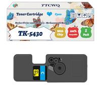 Compatible for Kyocera TK-5430 Toner Cartridge Work for Kyocera EcoSys MA2100cfx EcoSys MA2100cwfx Printers, with Chip, High Yield 2500 Pages, High-Definition Printing (1 Pack Cyan)