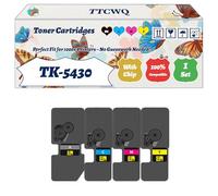 Compatible for Kyocera TK-5430 Toner Cartridges Work for Kyocera ECOSYS MA2100 MA2100cfwx MA2100cfx Printers, with Chip, High Yield 2250 Pages, High-Definition Printing (4-Pack BK/C/M/Y)