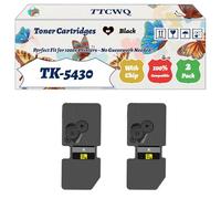 Compatible for Kyocera TK-5430 Toner Cartridges Work for Kyocera ECOSYS PA2100 PA2100cwx PA2100cx Printers, with Chip, High Yield 2250 Pages, High-Definition Printing (2 Pack Black)