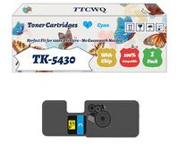 Compatible for Kyocera TK-5430 Toner Cartridges Work for Kyocera ECOSYS PA2100 PA2100cwx PA2100cx Printers, with Chip, High Yield 2250 Pages, High-Definition Printing (1 Pack Cyan)