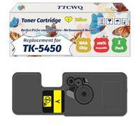 Compatible for Kyocera TK-5450 Toner Cartridge Work for Kyocera ECOSYS MA2600cfx MA2600cwfx PA2600cwx PA2600cx Printers, with Chip, High Yield 4100 Pages, High-Definition Printing (1 Pack Yellow)